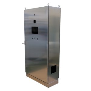 Custom Floor-Standing Stainless Steel Electrical Enclosure