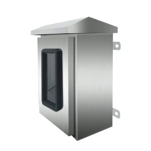 Wall-Mounted Stainless Steel Enclosure With Viewing Window
