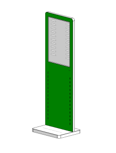 Electrical control cabinet with internal mounting layout