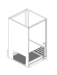 3d design of Metal Fabrication for Control Box