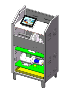 3d design of Metal Console Shell