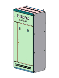 3d design of 2500*1000*600mm Ventilated Electrical Cabinet