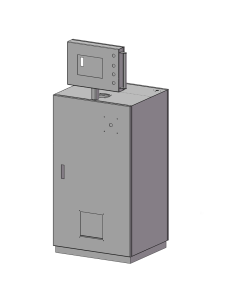 Wall-mounted electrical enclosure